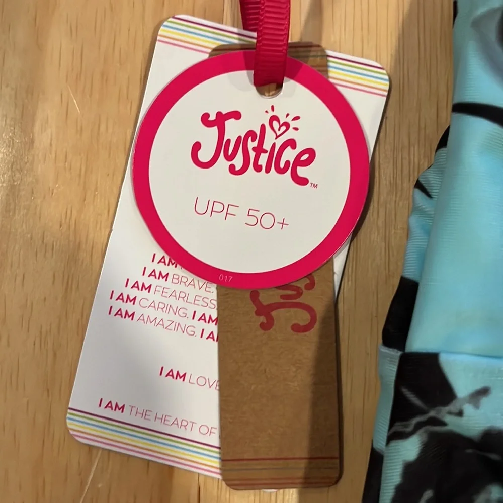 New justice 5/6 one piece so cute